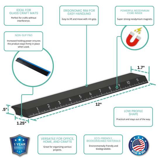 MegaMag Rulers