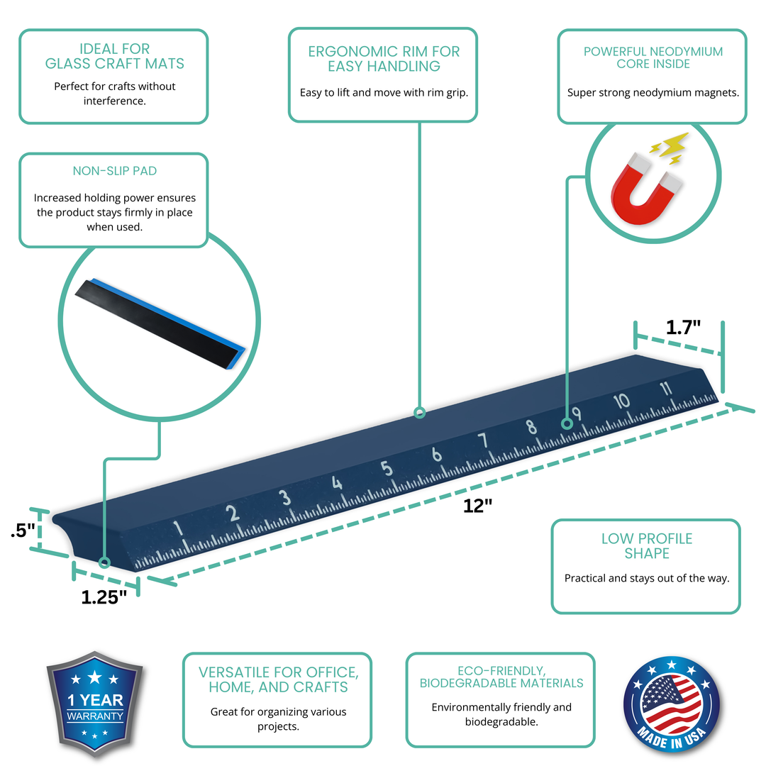 MegaMag Rulers