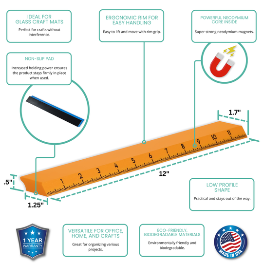 MegaMag Rulers