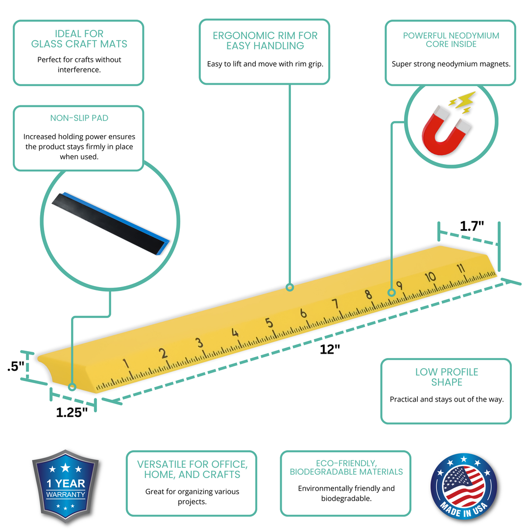 MegaMag Rulers