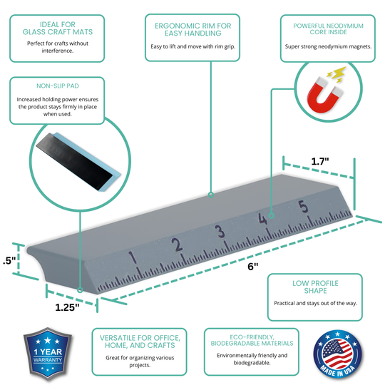 MegaMag Rulers
