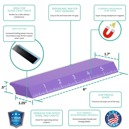 MegaMag Rulers