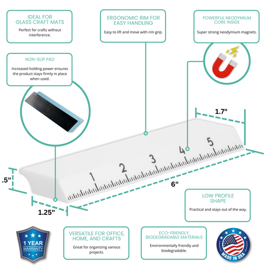 MegaMag Rulers