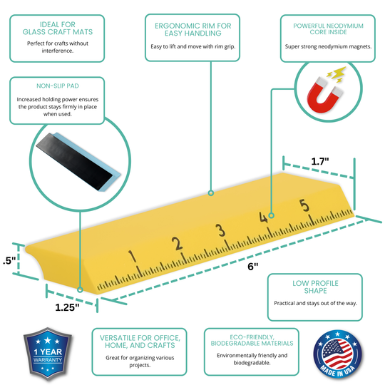 MegaMag Rulers