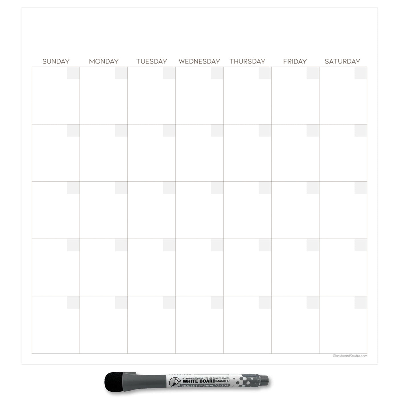 Monthly Calendar Sticker Doodles – Glassboard Studio
